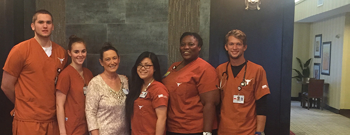 UTMB honors nursing students take it to the streets
