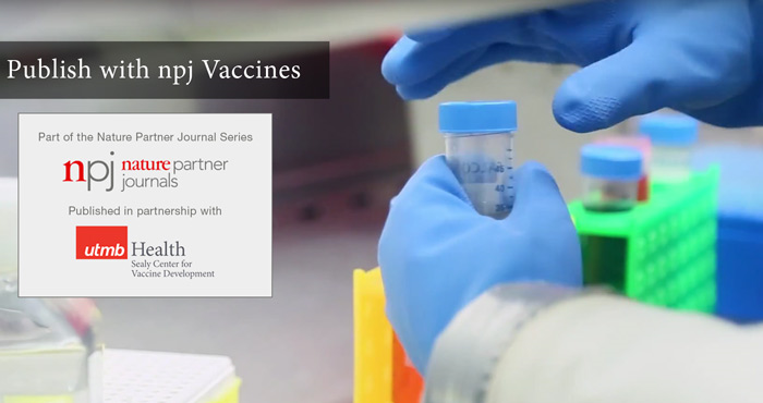 New open access journal npj Vaccines announced by Nature Publishing Group and The University of Texas Medical Branch